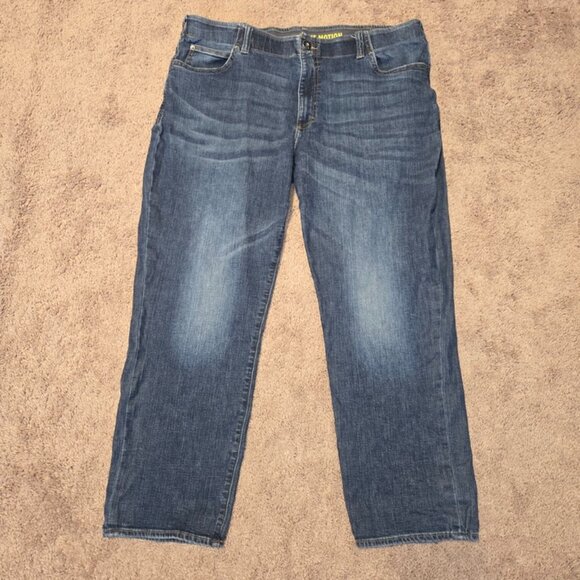 Lee Extreme Motion Jeans Men's 42x30 Denim Blue Regular Fit Straight Leg - Picture 2 of 9